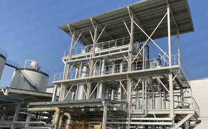 ADC發泡劑廢水處理三效降膜蒸發器 ADC發泡劑廢水處理三效降膜蒸發器